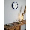 Mey İthalat® 36 Cm Lacivert Dekoratif Duvar Saati