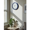Mey İthalat® 36 Cm Lacivert Dekoratif Duvar Saati