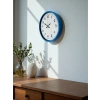Mey İthalat® 36 Cm Mavi Dekoratif Duvar Saati