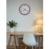 Mey İthalat® 36 Cm Pembe Çocuk Odası Duvar Saati