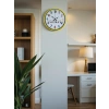 Mey İthalat® 36 Cm Sarı Çocuk Odası Duvar Saati