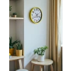 Mey İthalat® 36 Cm Sarı Çocuk Odası Duvar Saati