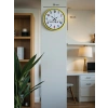 Mey İthalat® 36 Cm Sarı Çocuk Odası Duvar Saati