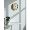 Mey İthalat® 36 Cm Sarı Dekoratif Duvar Saati