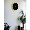 Mey İthalat® 36 Cm Sarı Şık Duvar Saati