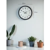 Mey İthalat® 36 Cm Siyah Dekoratif Duvar Saati