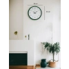 Mey İthalat® 36 Cm Yeşil Dekoratif Duvar Saati