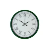 Mey İthalat® 36 Cm Yeşil Roma Rakamlı Duvar Saati