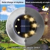 Mey İthalat® 4lü Solar Panelli Kazıklı Bahçe Aydınlatması