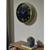 Mey İthalat® 40 Cm Metal Eskitme Vintage Duvar Saati