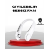 Mey İthalat® 9000mAh Şarjlı Boyun Tipi Taşınabilir Vantilatör