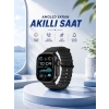 Mey İthalat® Akıllı Saat Bluetooth Bağlantılı NFC ve GPS Uyumlu Nabız Ölçer Sesli Görüşme