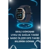 Mey İthalat® Akıllı Saat Bluetooth Bağlantılı NFC ve GPS Uyumlu Nabız Ölçer Sesli Görüşme