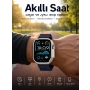 Mey İthalat® Akıllı Saat Bluetooth Bağlantılı NFC ve GPS Uyumlu Nabız Ölçer Sesli Görüşme Yeni Nesil