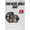 Mey İthalat® Akıllı Saat Çelik Kordon Çağrı Cevaplama Amoled Ekran Titreşimli Uyku ve Sağlık Takibi