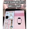 Mey İthalat® Akıllı Saat Sesli Görüşme Bildirim Görme Uyku ve Sağlık Takibi