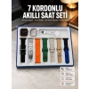 Mey İthalat® Akıllı Saat Unisex Akıllı Saat Çoklu Kordon Seçeneği Çelik Kordon Plastik Kordon Yeni Nesil