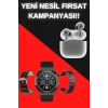 Mey İthalat® Akıllı Saat ve Kulaklık Seti Bildirim Görme Arama Cevaplama ANC Özelliği