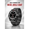 Mey İthalat® Akıllı Saat Yeni Nesil Bluetooth Bağlantılı Uyku ve Sağlık Takibi NFC ve GPS