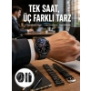 Mey İthalat® Akıllı Saat Yeni Nesil Üç Kordonlu Nabız Ölçer Çağrı Cevaplama Yeni Nesil