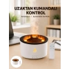 Mey İthalat® Alev Efektli Buhar Makinesi – Aromaterapi, Nemlendirme ve Işık Modlu Tasarım Yeni Nesil