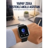 Mey İthalat® AMOLED Ekranlı Akıllı Saat Sesli Görüşme GPS Nabız ve Uyku Takibi Yeni Nesil