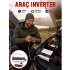 Mey İthalat® Araç İçi Elektrik Dönüştürücü 500W Priz İnvertör