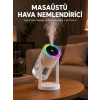 Mey İthalat® Araç ve Ev İçin Hava Nemlendirici Projektörlü Sessiz Buhar Yeni Nesil