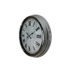 Mey İthalat® Atlas  40 Cm Metal Duvar Saati