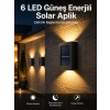Mey İthalat® Bahçe Aydınlatması Solar Güneş Enerjili Dekoratik Led Işıklı Lamba
