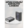 Mey İthalat® Bahçe Aydınlatması Solar Güneş Enerjili Dekoratik Led Işıklı Lamba
