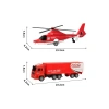 Mey İthalat® BIG251H1 CITY CAR HELİKOPTER/KAMYON 2 Lİ ARAÇ