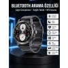 Mey İthalat® Çağrı Cevaplama Sesli Asistan Çoklu Dil Desteği 5.0 Bluetooth Akıllı Saat
