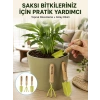 Mey İthalat® Çiçek Bakımı İçin Bahçe El Aletleri Seti