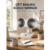 Mey İthalat® Çift Yöne Hava Üfleyen Masa ve Duvar Tipi Vantilatör