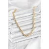 Mey İthalat® CM Burgu Model Gold Renk Pirinç 60 cm Kadın Kolye