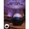 Mey İthalat® Çok Renkli Projektör Lamba Disko Topu Gece Lambası Kablosuz