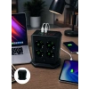 Mey İthalat® Çoklu Priz 8 Çıkışlı 4 USB 2 Type-C Anahtarlı Dikey Priz Kulesi