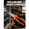 Mey İthalat® Dar Alanlarda Hassas Çalışma İçin Dövme Çelik Kargaburun