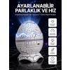 Mey İthalat® Dinozor Yumurtası Tasarımlı Projektörlü Gece Lambası