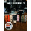 Mey İthalat® Dokunmatik Akıllı Saat Bluetooth Arama Sağlık Takipli 7 Değiştirilebilir Kordonlu Saat