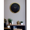 Mey İthalat® Elite Luxury Gold 40 Cm Metal Duvar Saati