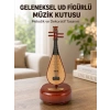 Mey İthalat® Enstrüman Şeklinde Müzik Kutusu Lüt Tasarım Melodious Music