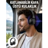 Mey İthalat® Ergonomik Konforlu Kablosuz Kulak Üstü Bluetooth Kulaklık Yeni Nesil