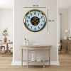 Mey İthalat® Gold Standart 60 Cm Çarklı Duvar Saati