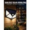 Mey İthalat® Güneş Enerjili Bahçe Aydınlatma Lambası Solar 100 Led Lamba