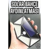 Mey İthalat® Güneş Enerjili Bahçe Aydınlatma Lambası Solar 100 Led Lamba