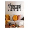 Mey İthalat® Kaktüs Çerçeve Serisi – Ahşap Duvar Dekoru (4’lü Set)