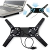 Mey İthalat® Katlanabilir Laptop Soğutucu 2 fanlı