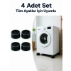Mey İthalat® Kaymaz Tabanlı 4 Adet Makine Ayak Yükseltici